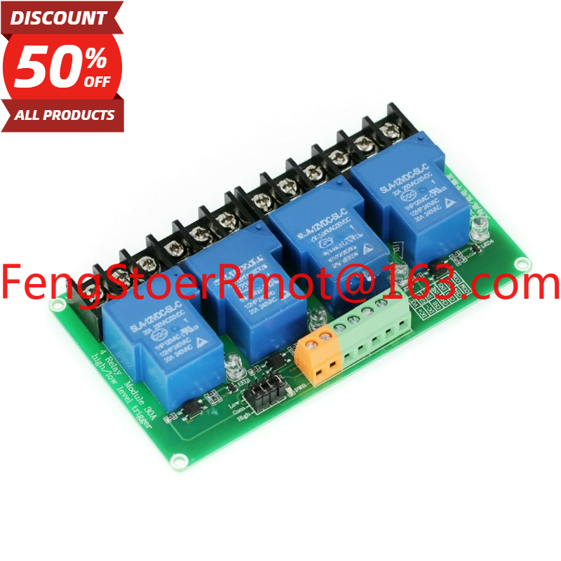 Smart Home With Plc - Modul Relai 4 Jalur 5V/12V/24V Pemicu