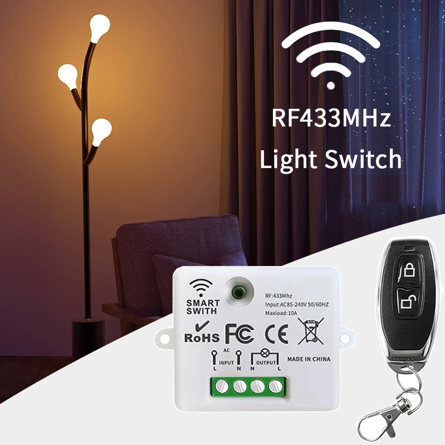 Smart Home Life - Sakelar Kontrol Jarak Jauh Nirkabel RF