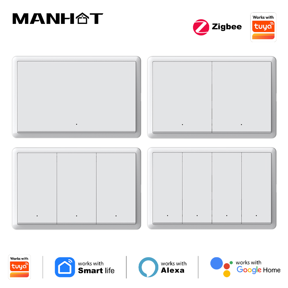 Smart Home Life - Sakelar Zigbee Pintar Manhot Tanpa Kabel