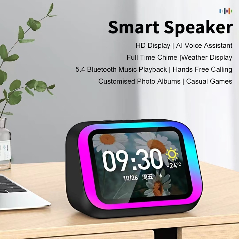 Smart Home Display - Speaker Bluetooth Asisten Suara AI Dengan