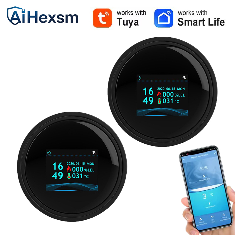 Smart Home Features - Detektor Gas Mudah Terbakar Tuya Wifi