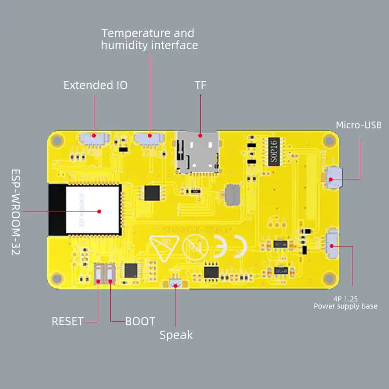 Smart Home Features - ESP32-3248S035 Modul Layar LCD Pintar 3,5