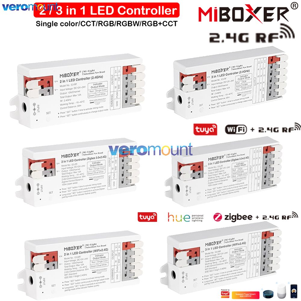 Wifi Led Dimmer - MiBoxer 3in1 2in1 Pengontrol LED Zigbee+2.4G