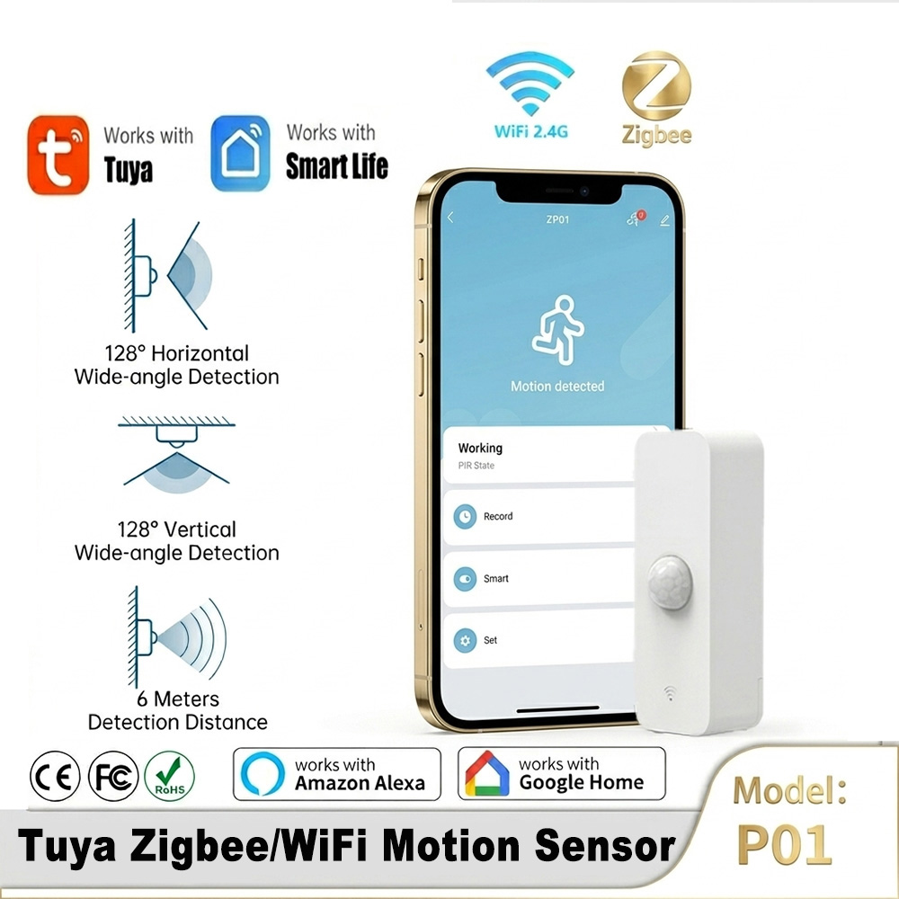 Smart Home Features - Sensor Gerak PIR Cerdas WiFi Zigbee
