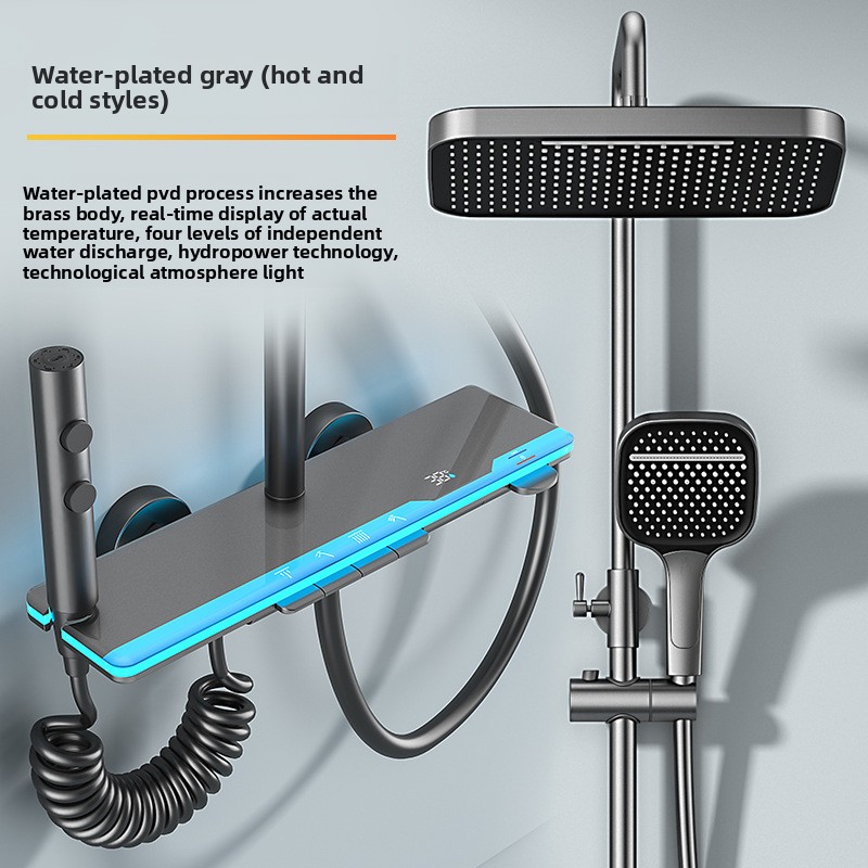 Smart Home Display - Set Shower Termostatik dengan Layar Digital