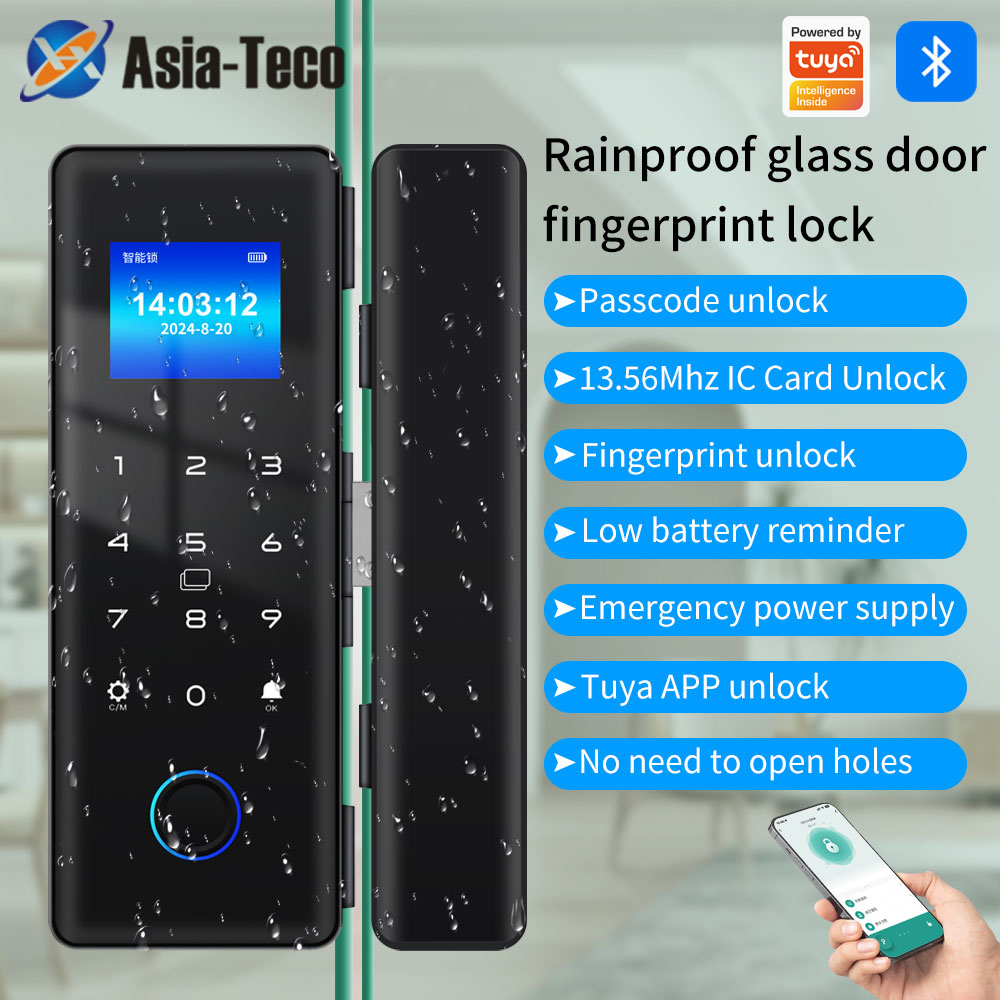 Smart Home Ezviz - Kunci Pintu Kaca Elektronik Sidik Jari