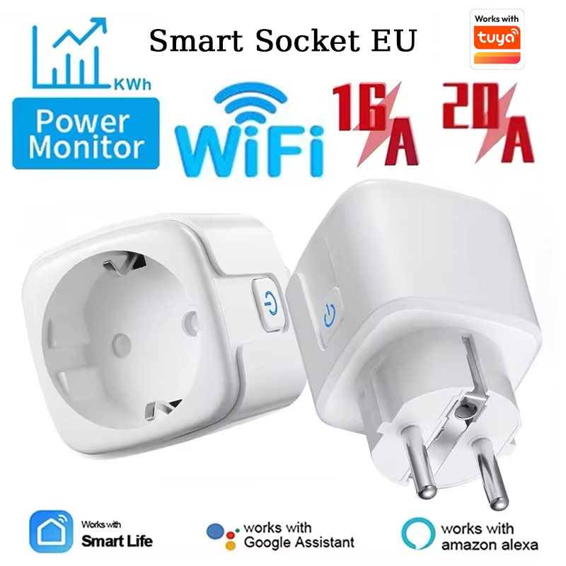 Smart Home Living Room - WiFi Smart Plug 16A/20A EU Smart