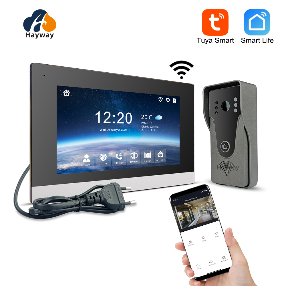 Smart Home Ezviz - Sistem interkom rumah 1080P, bel pintu