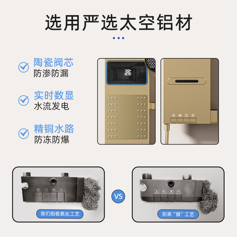 Layar Shower Digital Pintar Wa - Smart Home Display ulasan dan harga