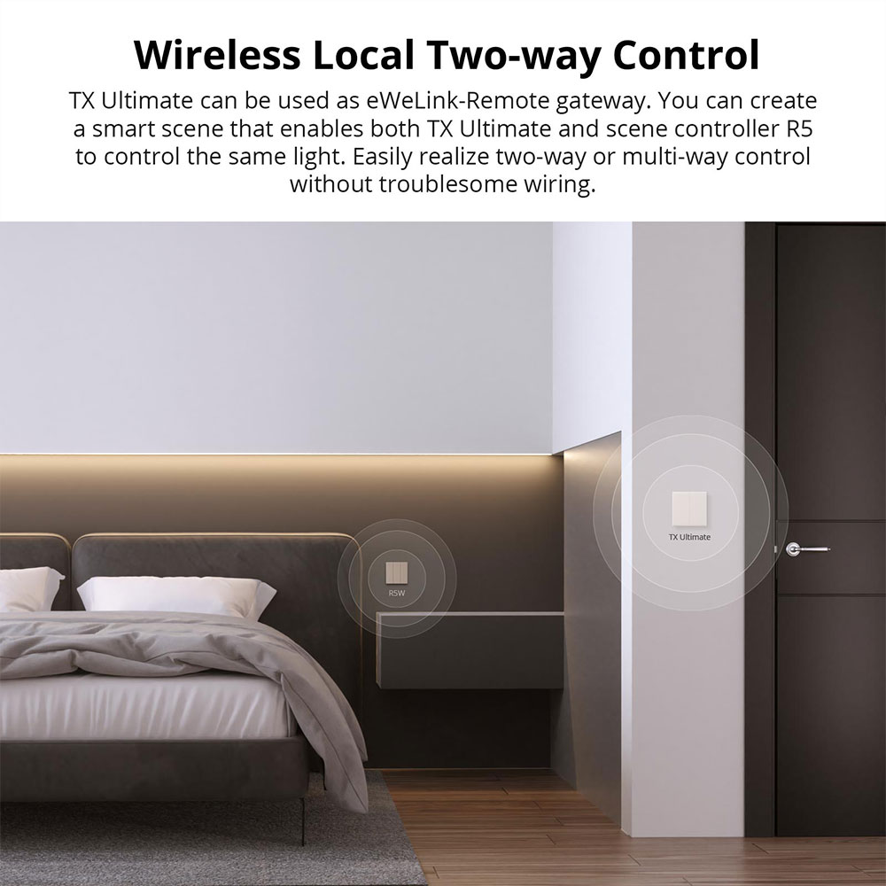 SONOFF TX sakelar dinding WiFi - Wifi Led Dimmer ulasan dan harga