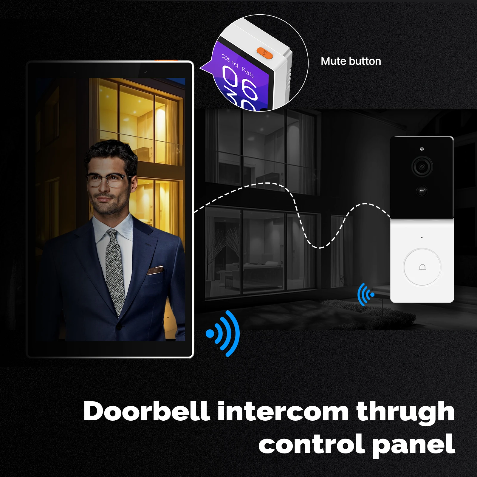 MOES Tuya Panel kontrol pusat  - Smart Home Knx ulasan dan harga