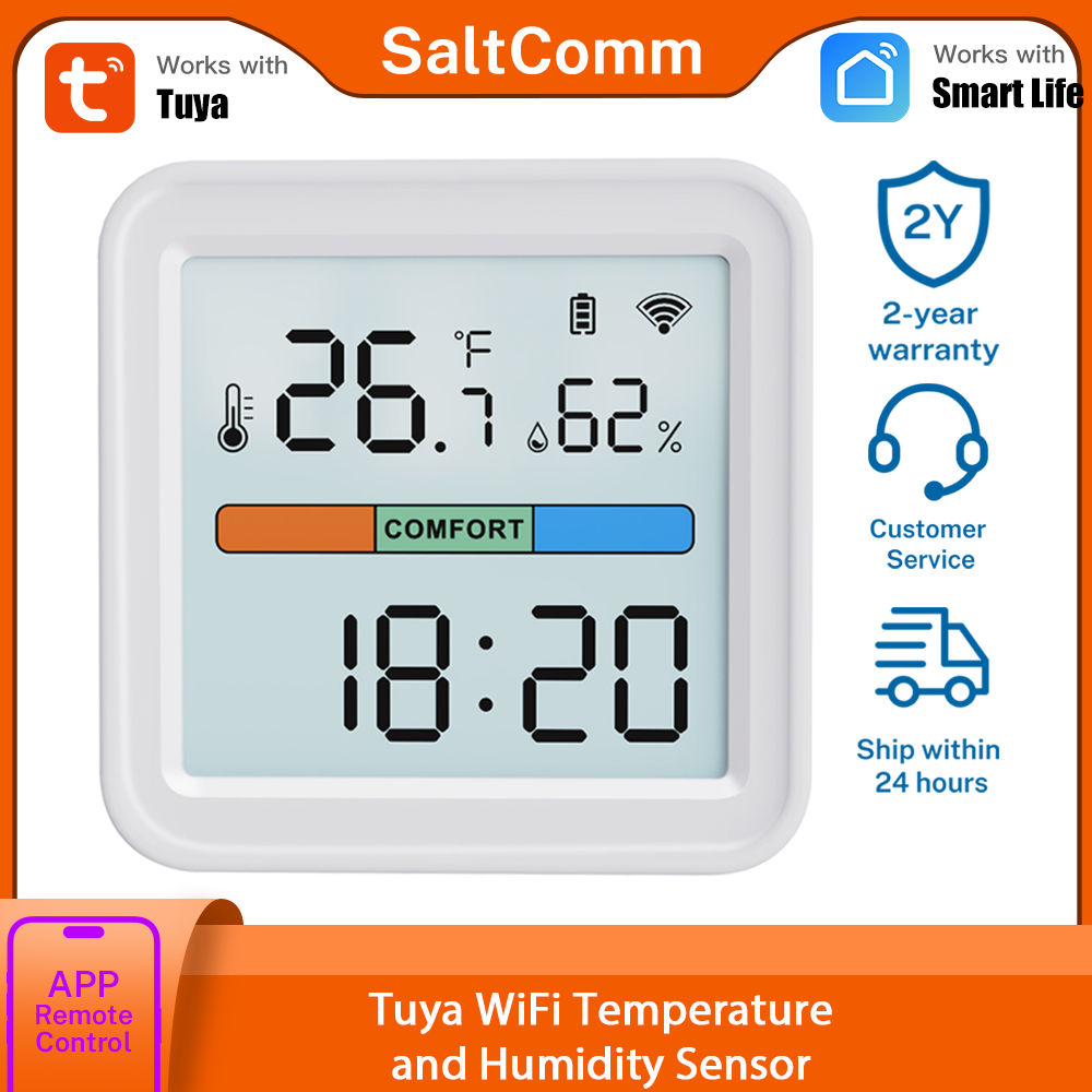 Tuya Sensor Suhu dan Kelembapa - Smart Home Life ulasan dan harga