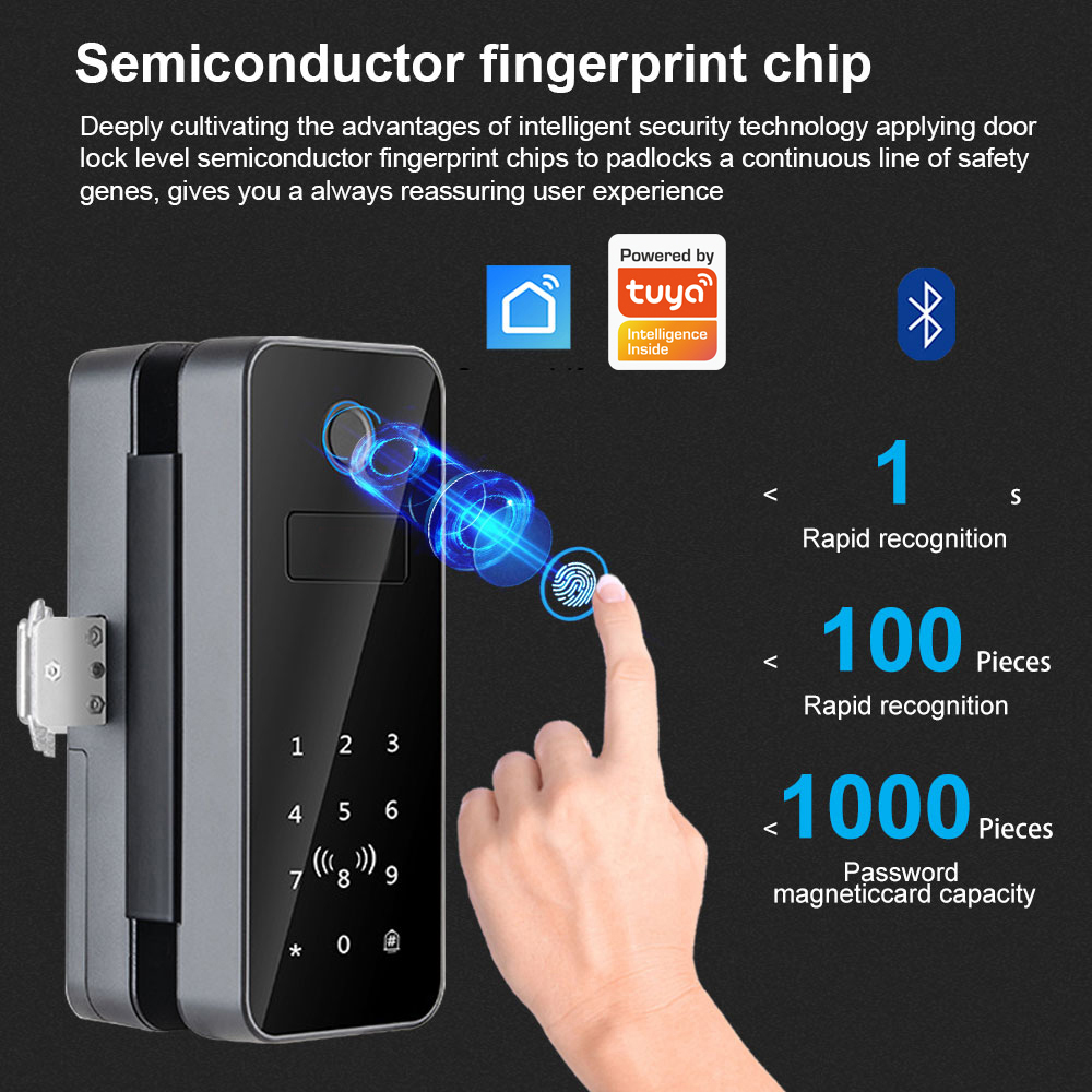 Kunci Pintu Kaca Cerdas dengan - Smart Home Ezviz ulasan dan harga