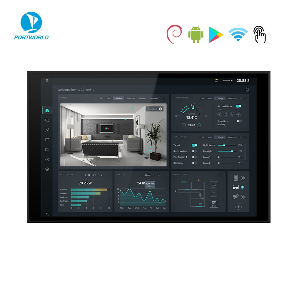 Panel Kontrol Rumah Pintar PoE - Smart Home Market ulasan dan harga