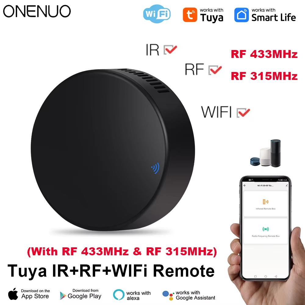 Tuya WiFi RF IR Remote Control - Smart Home Features ulasan dan harga