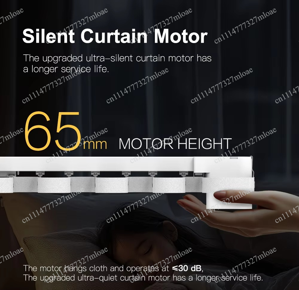 Rel kereta tirai bermotor lipa - Curtain Motor ulasan dan harga