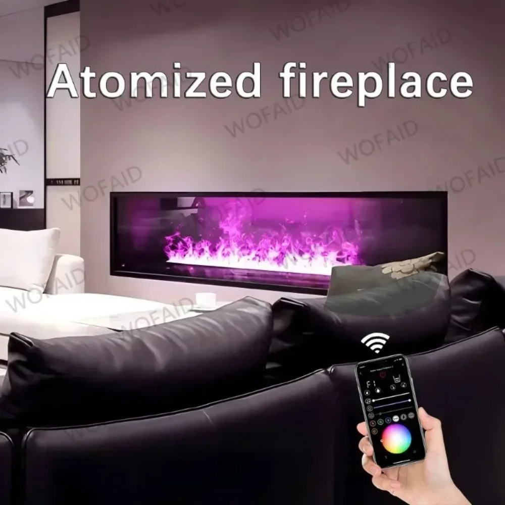 Perapian Atomisasi Air 3D Api  - Smart Home Market ulasan dan harga