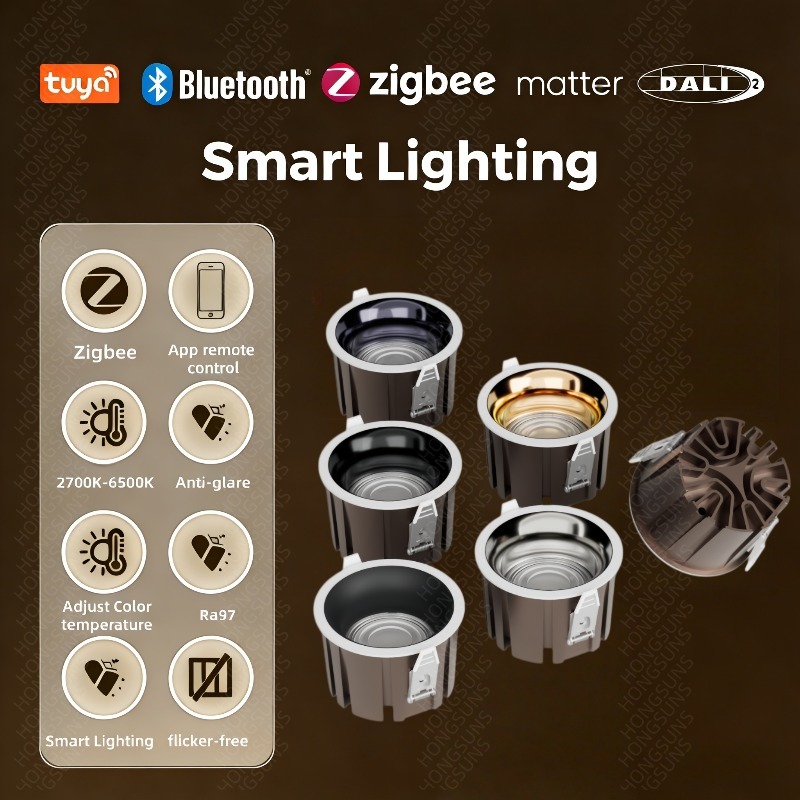 Lampu Downlight LED Smart Rece - Smart Home Living Room ulasan dan harga
