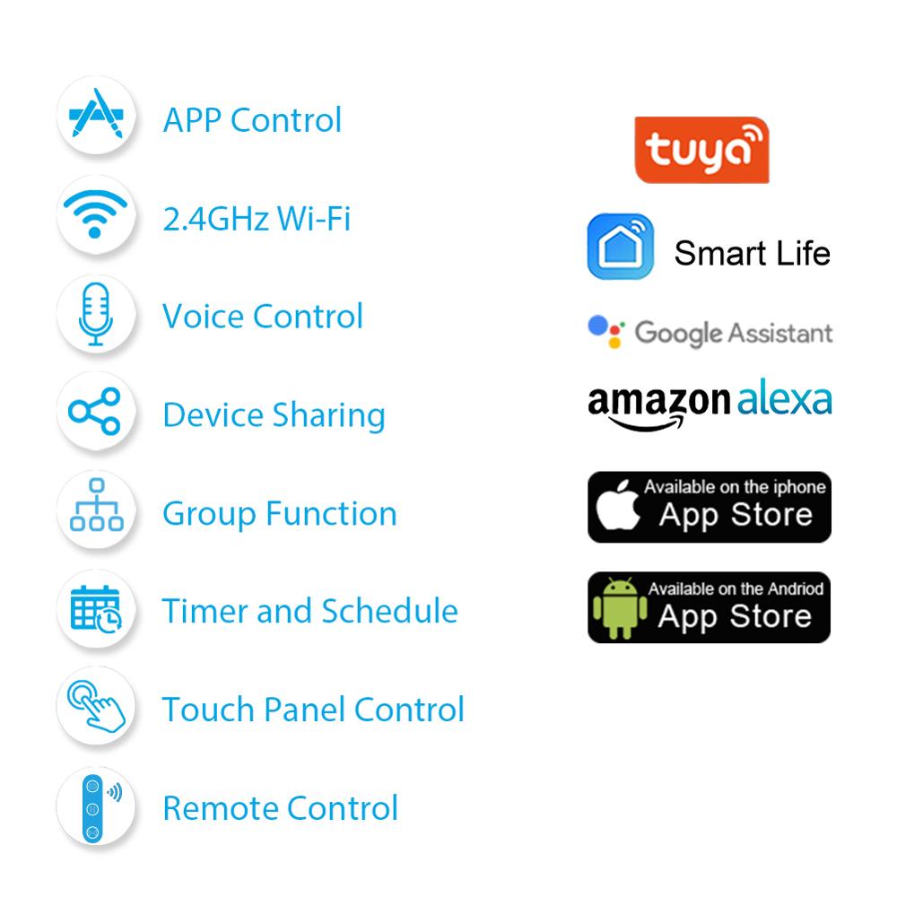 Tuya Smart Life EU sakelar tir - Smart Home Blinds ulasan dan harga