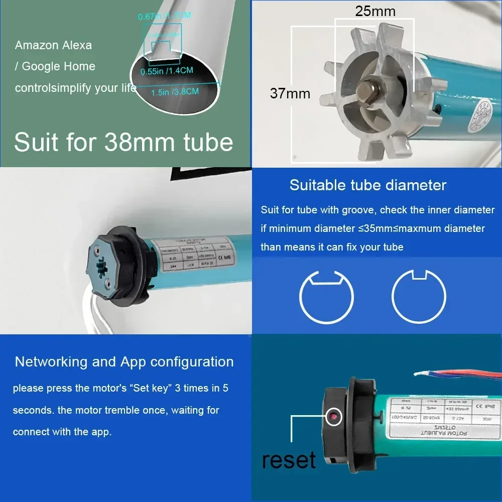 Sistem Penggerak Tirai Pintar  - Curtain Motor ulasan dan harga