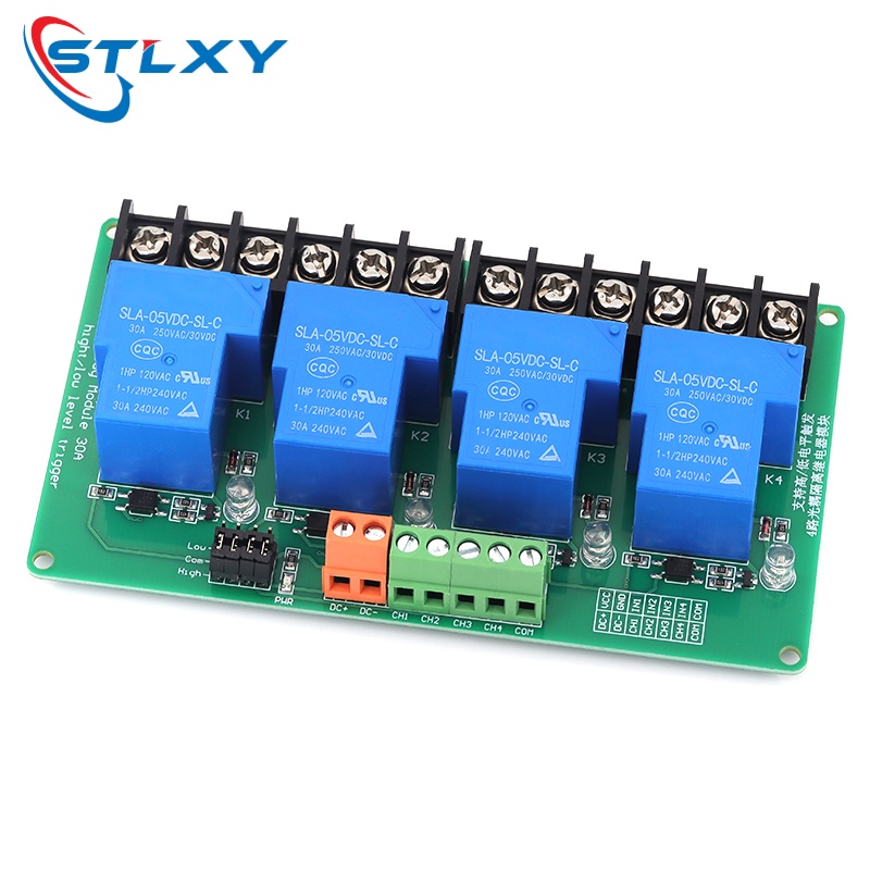 Modul Relay 4 Saluran DC 5V/12 - Smart Home With Plc ulasan dan harga