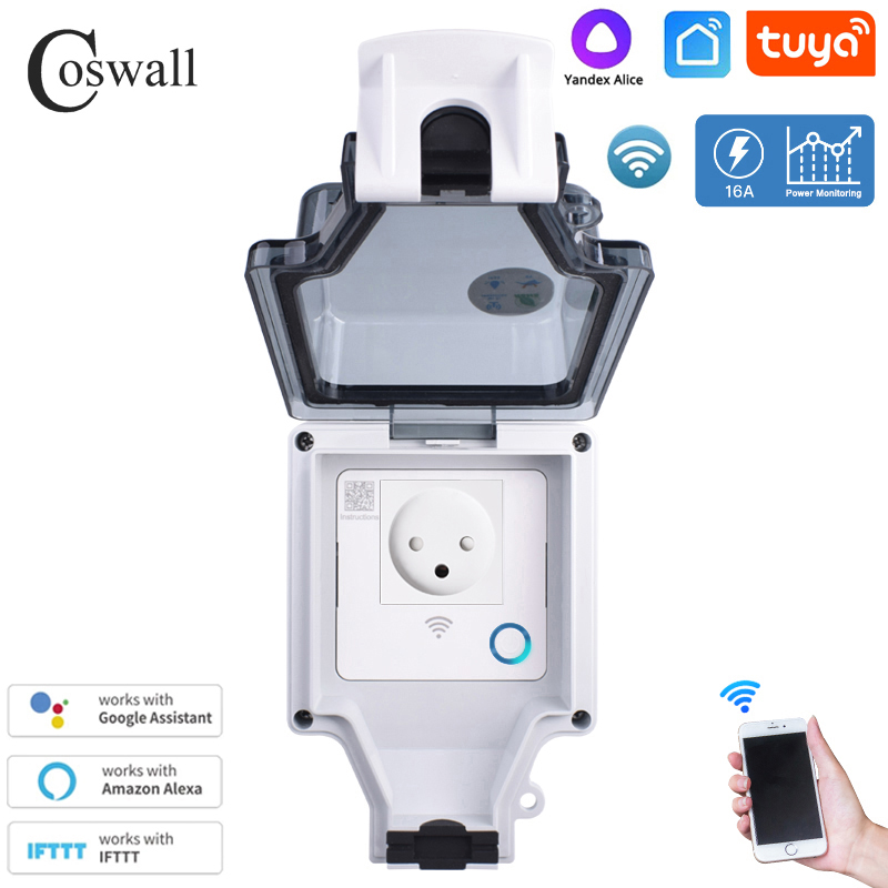 Coswall Tuya Wifi IP66 Sakelar - Smart Home Living Room ulasan dan harga