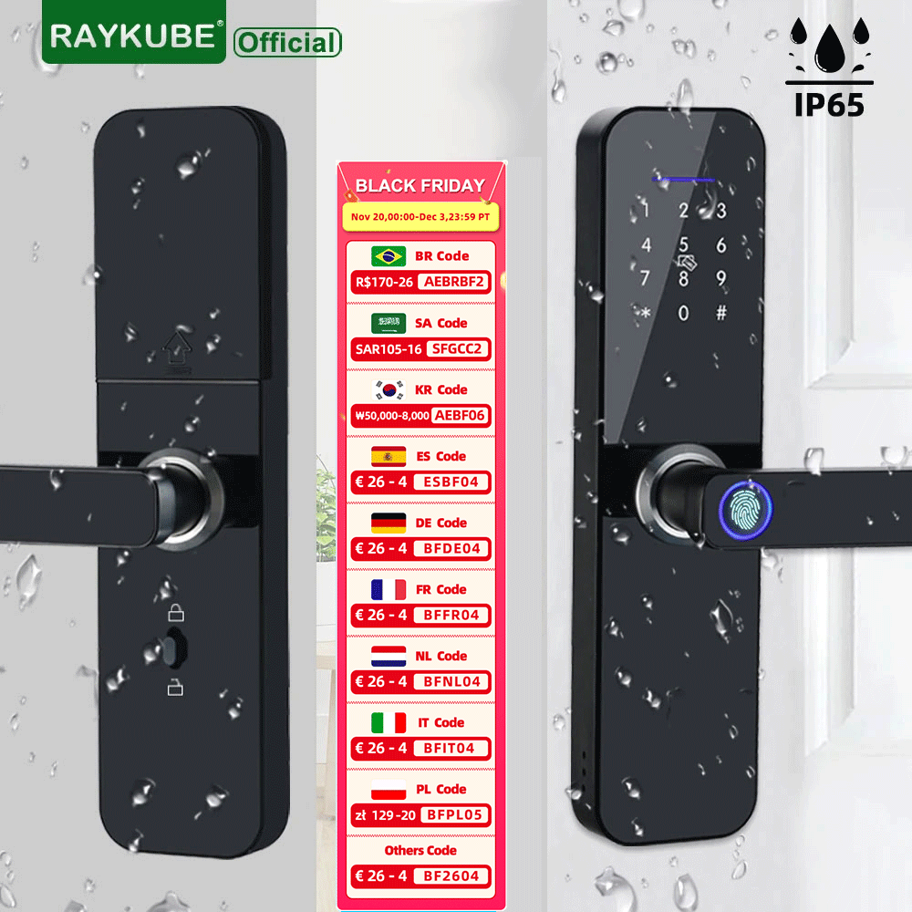RAYKUBE F005 IP65 Tuya tahan a - Smart Home Ezviz ulasan dan harga