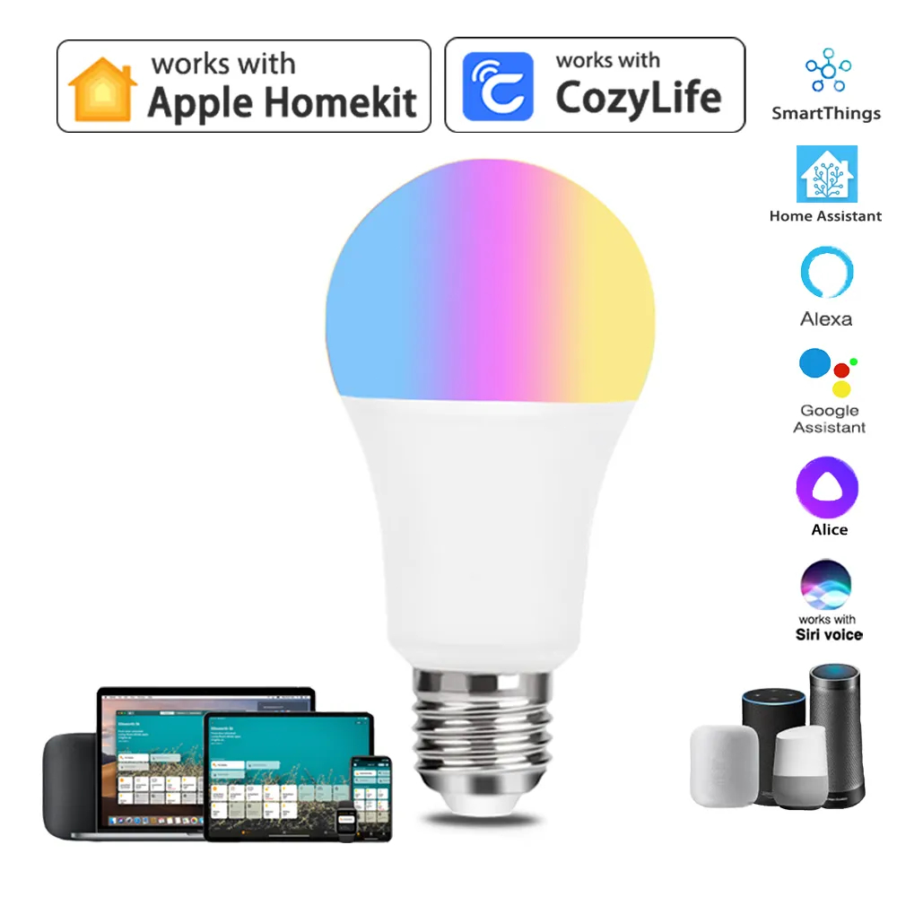 Lampu rumah WiFi 9W, lampu cah - Wifi Led Dimmer ulasan dan harga