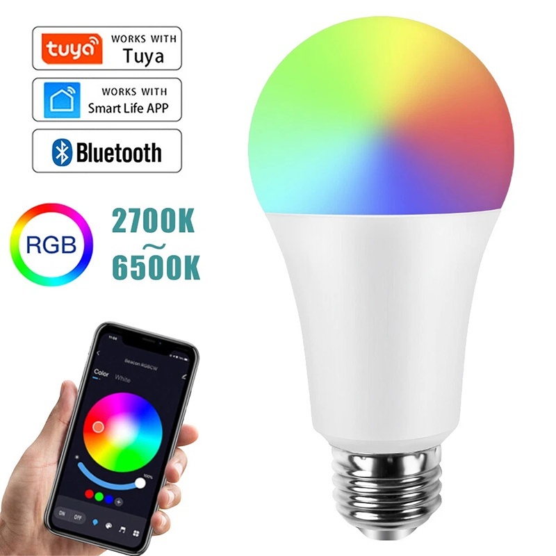 Lampu LED Pintar WiFi E27 RGBC - Wifi Led Dimmer ulasan dan harga