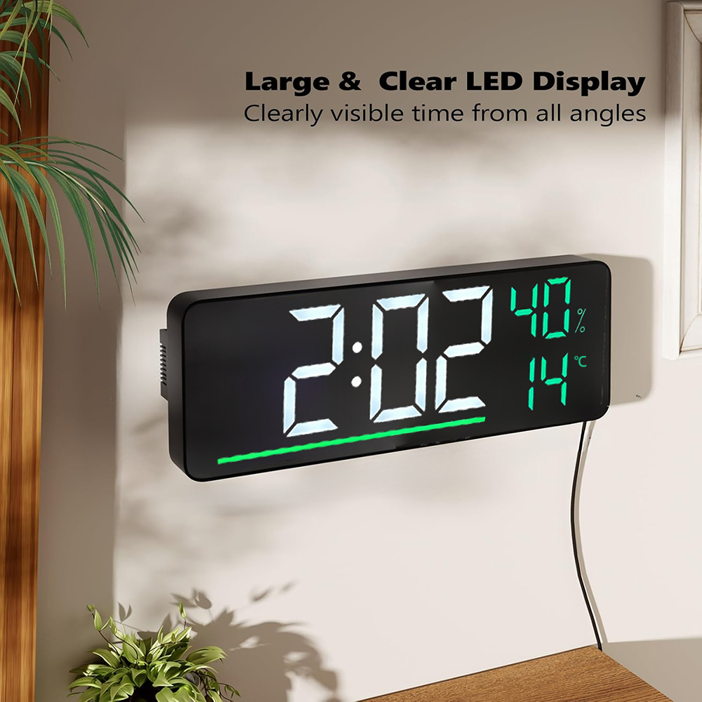 Jam Dinding Digital LED dengan - Smart Home Living Room ulasan dan harga