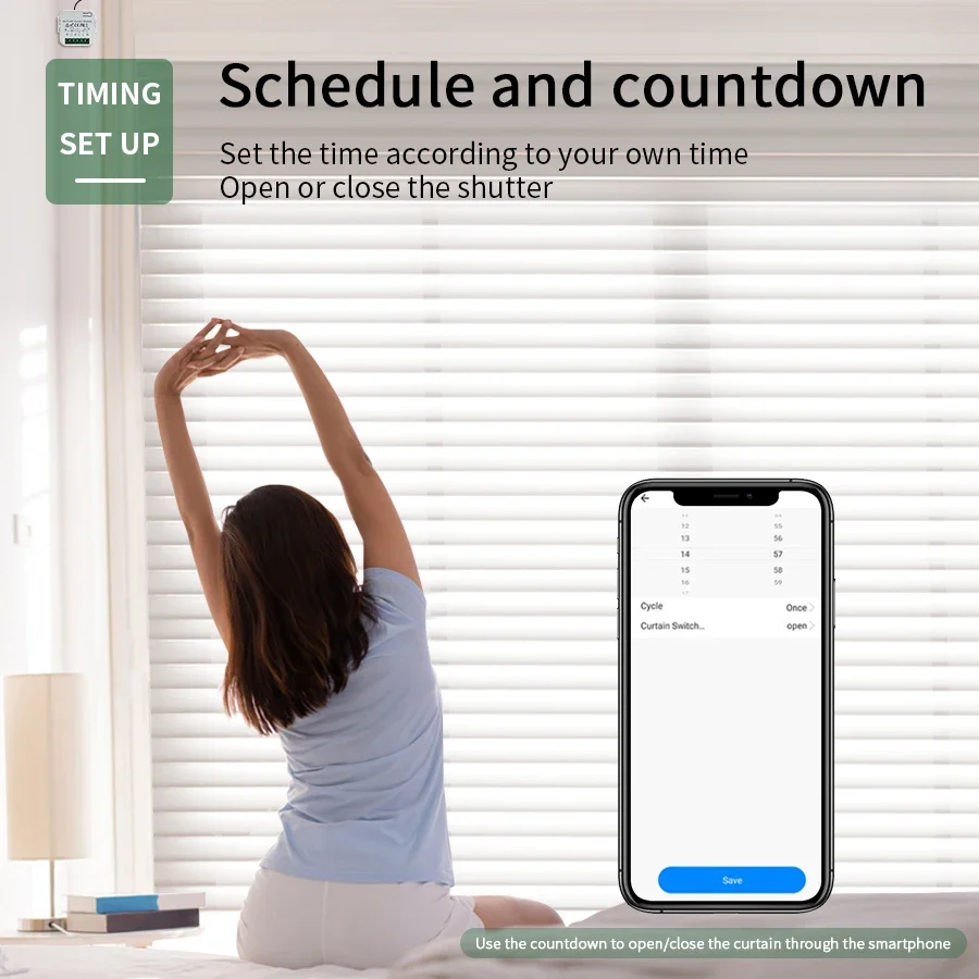 Saklar pintar Wifi Tuya, denga - Smart Home Blinds ulasan dan harga