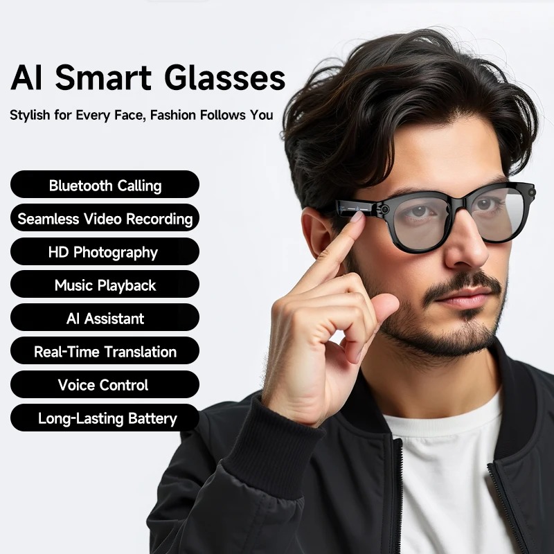 Kacamata Pintar AI 2026 8K Kon - Smart Home Ai ulasan dan harga