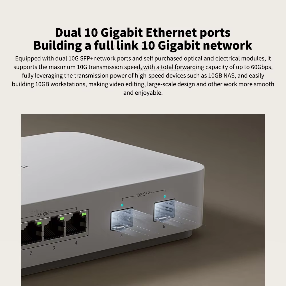 Baru Xiaomi 10G Ethernet Switc - Smart Home Hub 2 ulasan dan harga