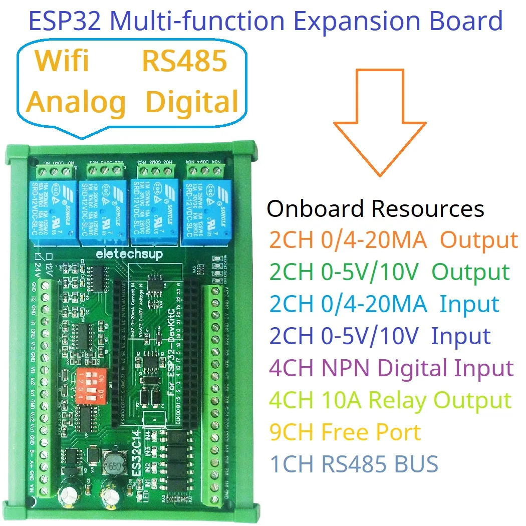 Modul Modbus RS485 Papan Ekspa - Smart Home With Plc ulasan dan harga