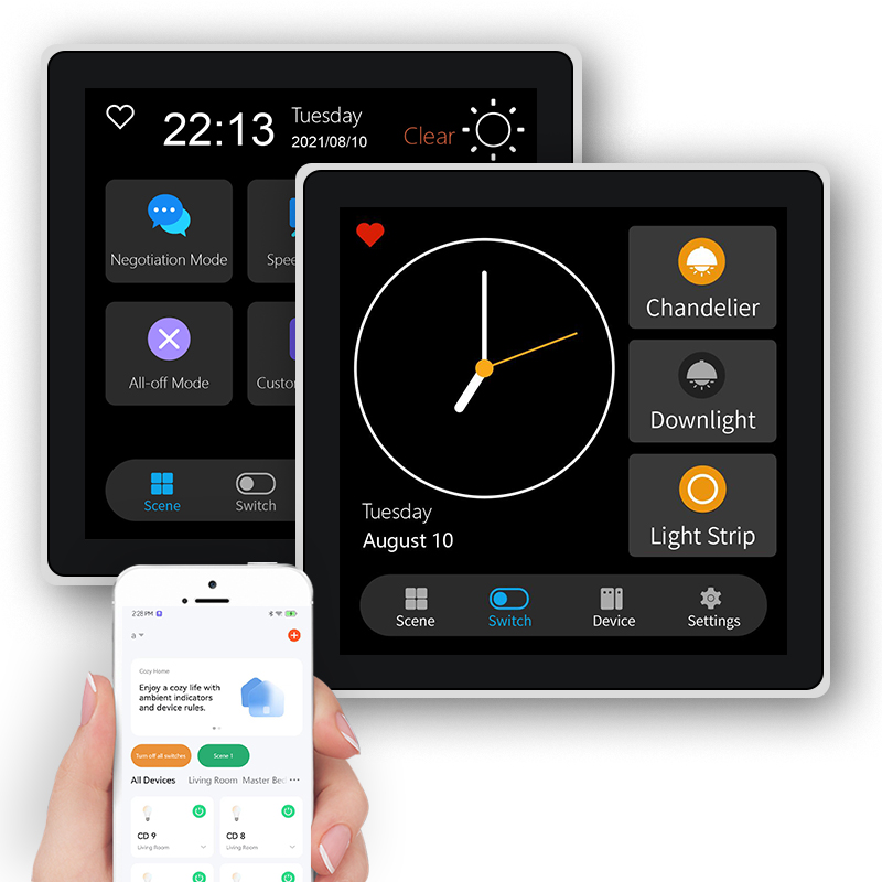 FUERS Layar Sentuh 4 Inci Sake - Smart Home Display ulasan dan harga