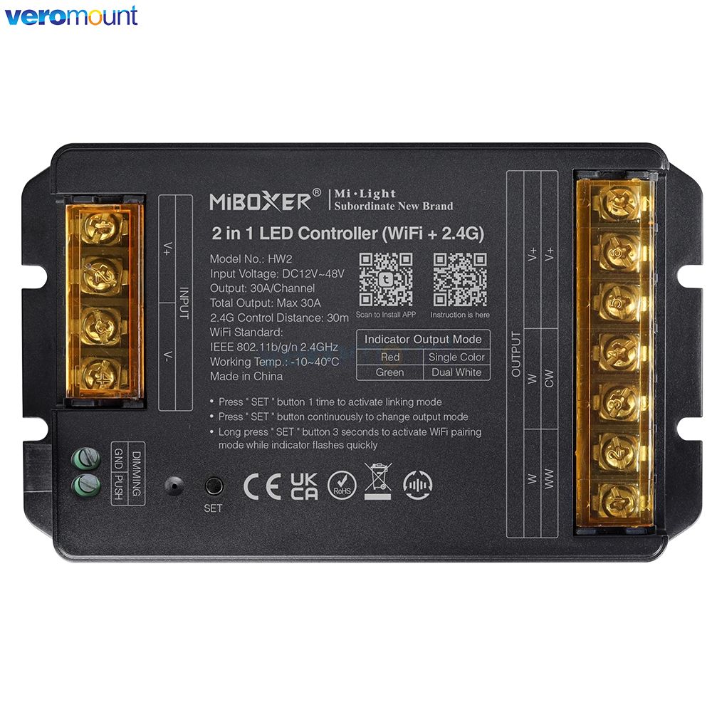 MiBoxer HW2 HR2 HZ2 2 in 1 HR5 - Wifi Led Dimmer ulasan dan harga