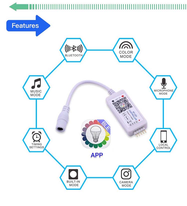 Magic Home DC5V 12V 24V Blueto - Wifi Led Dimmer ulasan dan harga
