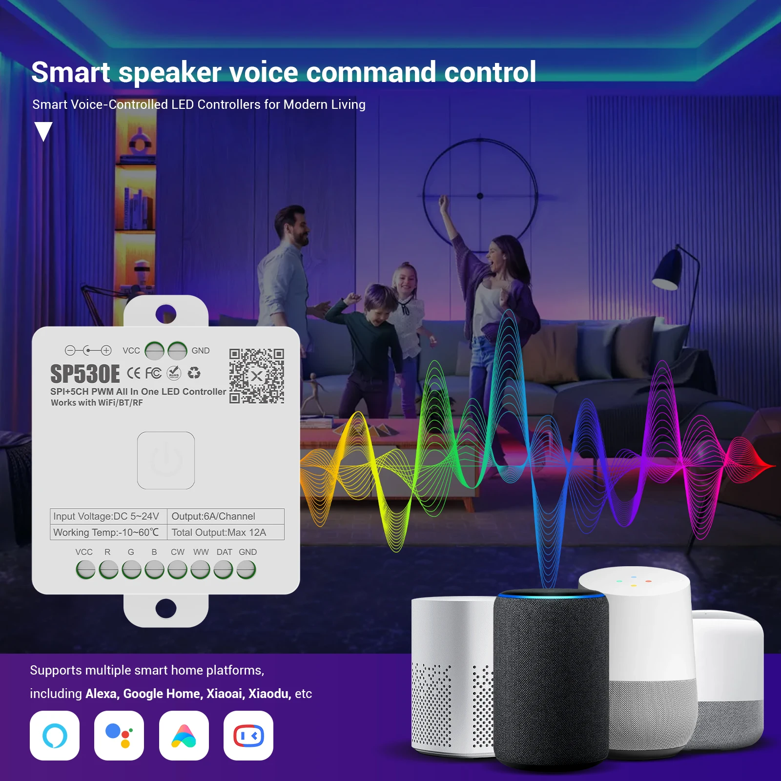 SP530E Pengontrol LED All In O - Wifi Led Dimmer ulasan dan harga