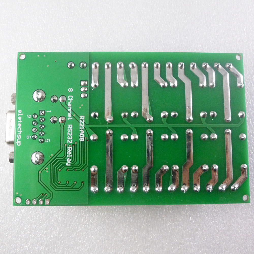 8 Saluran DC 12V RS232 Relay B - Smart Home With Plc ulasan dan harga