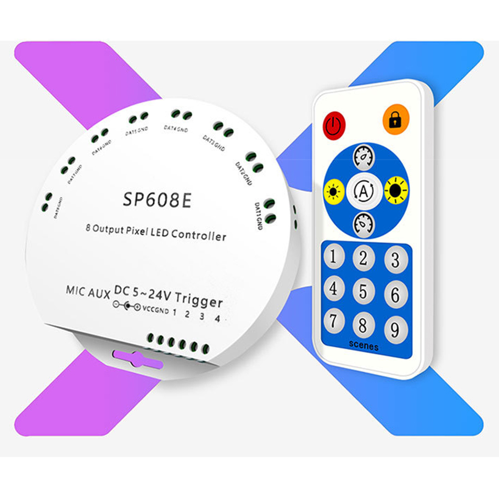 WS2812B WS2811 SK6812 kontrole - Wifi Led Dimmer ulasan dan harga