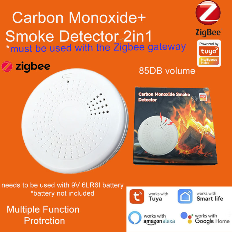 Detektor Asap dan CO Zigbee 2- - Smart Home Mqtt ulasan dan harga