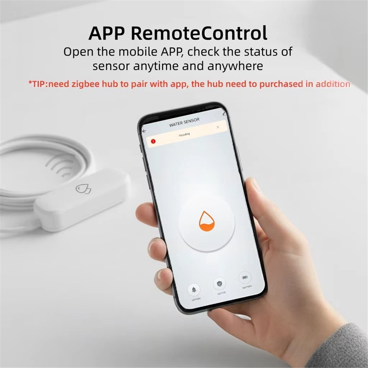 Sensor Alarm Kebocoran Air Zig - Smart Home Life ulasan dan harga